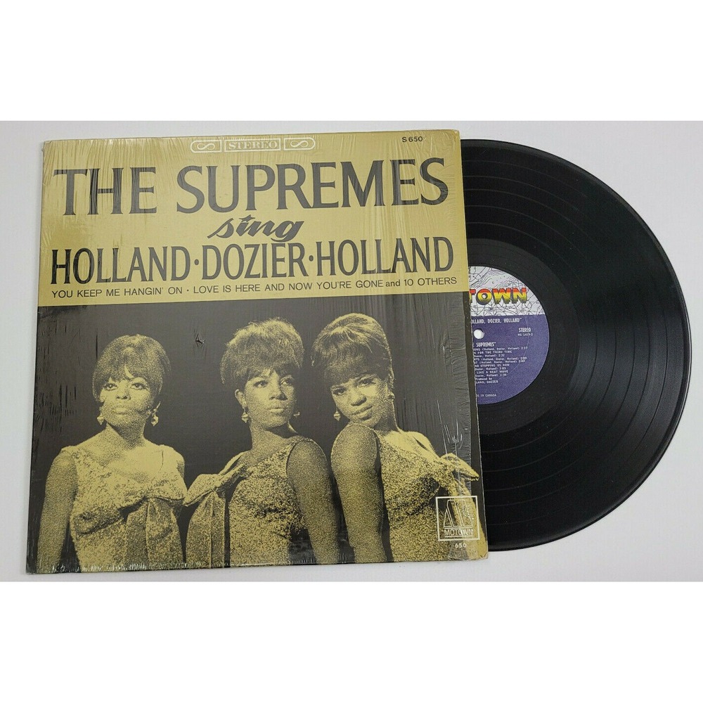 THE SUPREMES - SUPREMES‎ SING HOLLAND, DOZIER, HOLLAND - SOUL LP  IN SHRINK